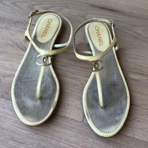 Chanel sandals in size 9